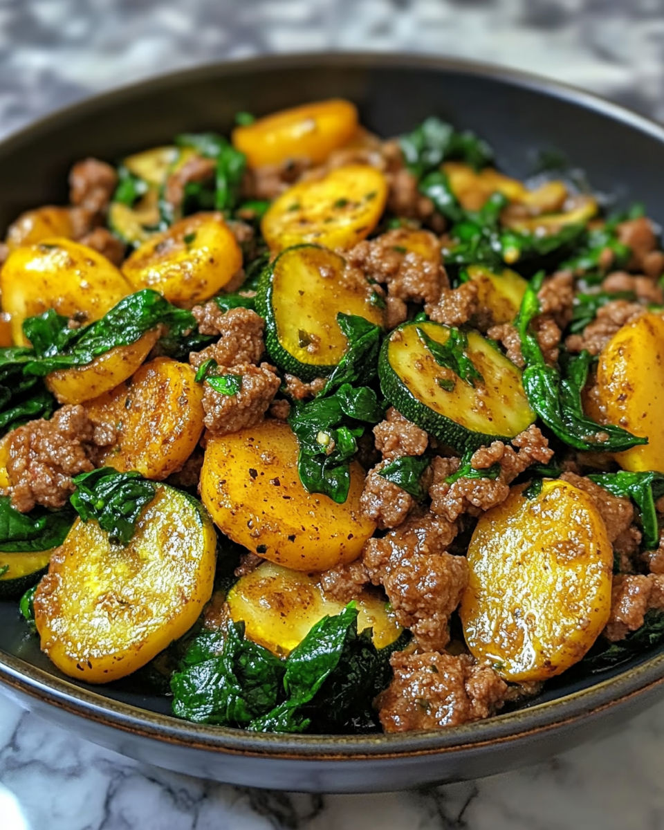 Low-carb beef skillet: 30-Minute Quick Happy Meal